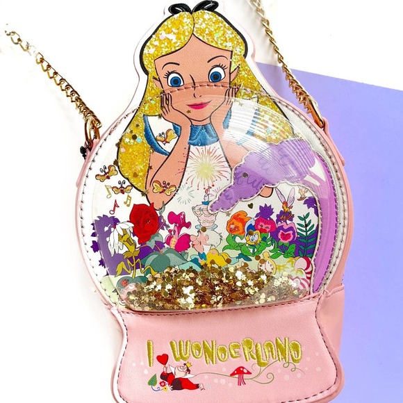 Danielle Nicole Handbags - Disney Alice in Wonderland Crossbody Purse - Mad Hatter Tea Party